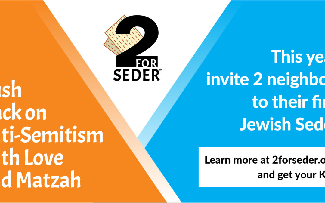 Welcome to 2 for Seder 2020!